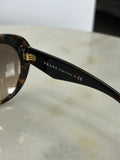 PRADA - Tortoiseshell Jewelled Butterfly Sunglasses