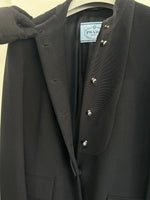 PRADA - Virgin Wool Black Coat Sz 42