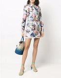 ZIMMERMANN - Postcard Shirt Mini Dress Sz 2