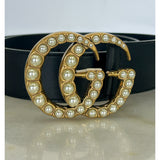 GUCCI - GG Marmont Pearl Belt 70