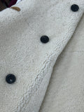 DIOR - Lamb Shearling Reversible Coat Sz IT 44
