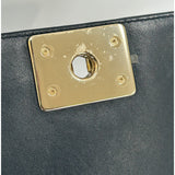 CHANEL - Navy Medium Boy Bag Circa 2017-2018