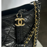 CHANEL - Gabrielle Medium Black Hobo Bag Series 28