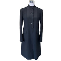 PRADA - Virgin Wool Black Coat Sz 42