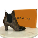 LOUIS VUITTON - Monogram Revival Ankle Boots Sz 36.5