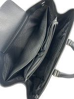 BALLY - Black Leather Brako Tote / Weekender Bag