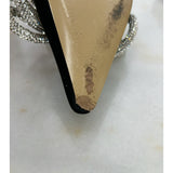 MACH & MACH - Double Bow Embellished Black Satin Pumps 41.5