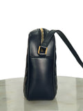 SAINT LAURENT - Lou Navy Quilted Leather Camera Bag
