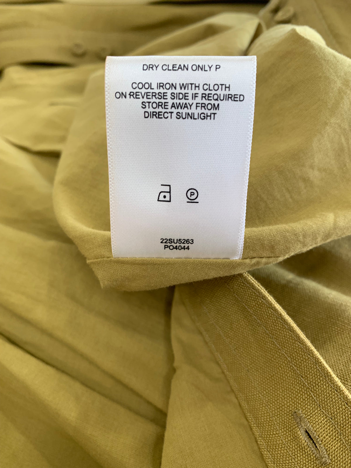 AJE - Evermore Puff Sleeve Dress in Olive Sz 6
