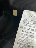GUCCI - Mohair/Wool Cropped DB Jacket in Black - Size 38