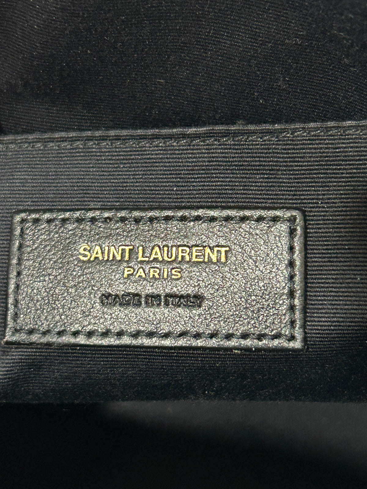 SAINT LAURENT - Lou Black Soft Quilted Leather Camera Bag
