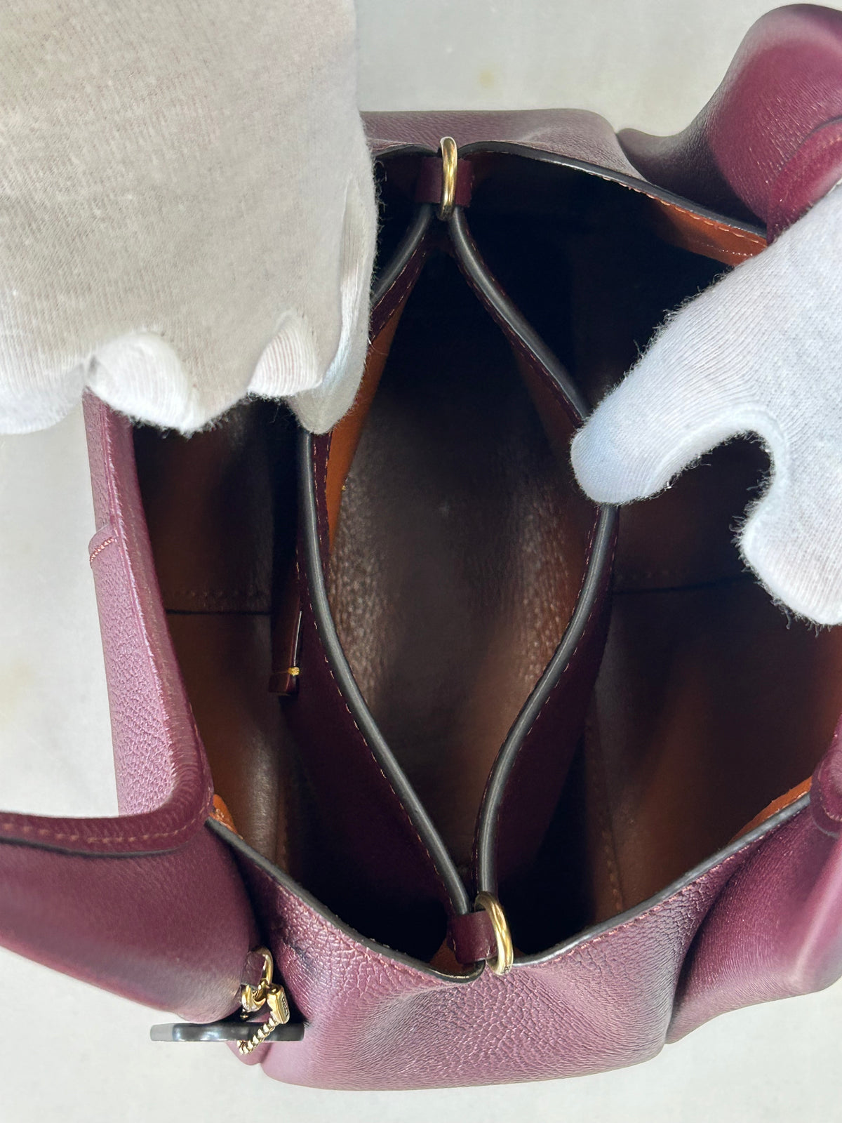 COACH - Lana 23 Shoulder Bag - Burgundy Merlot