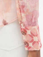 ZIMMERMANN - Concert Scalloped Shirt in Pink Sz 1