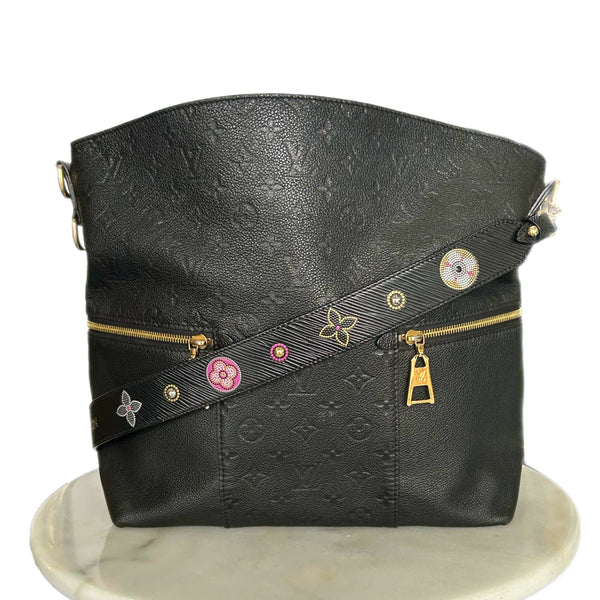 LOUIS VUITTON - Melie Monogram Empriente Black Shoulder Bag