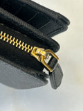 PRADA - Black Saffiano Compact Wallet