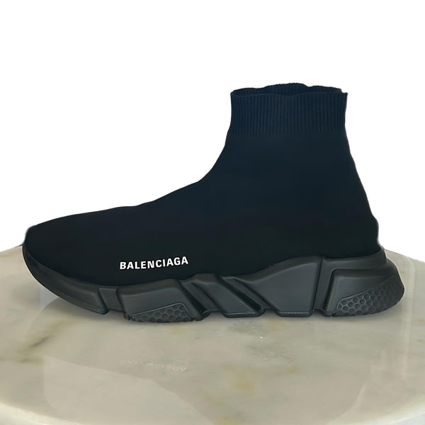 BALENCIAGA - Men’s Speed Sneakers In Black Sz 42