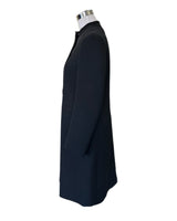 PRADA - Virgin Wool Black Coat Sz 42