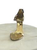 LOUIS VUITTON - Vedette Gold Sandal Sz 37