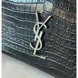 SAINT LAURENT - Cassandre YSL Croc Wallet