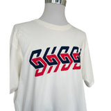 GUCCI - Mirror Logo White T-shirt Men’s XXL