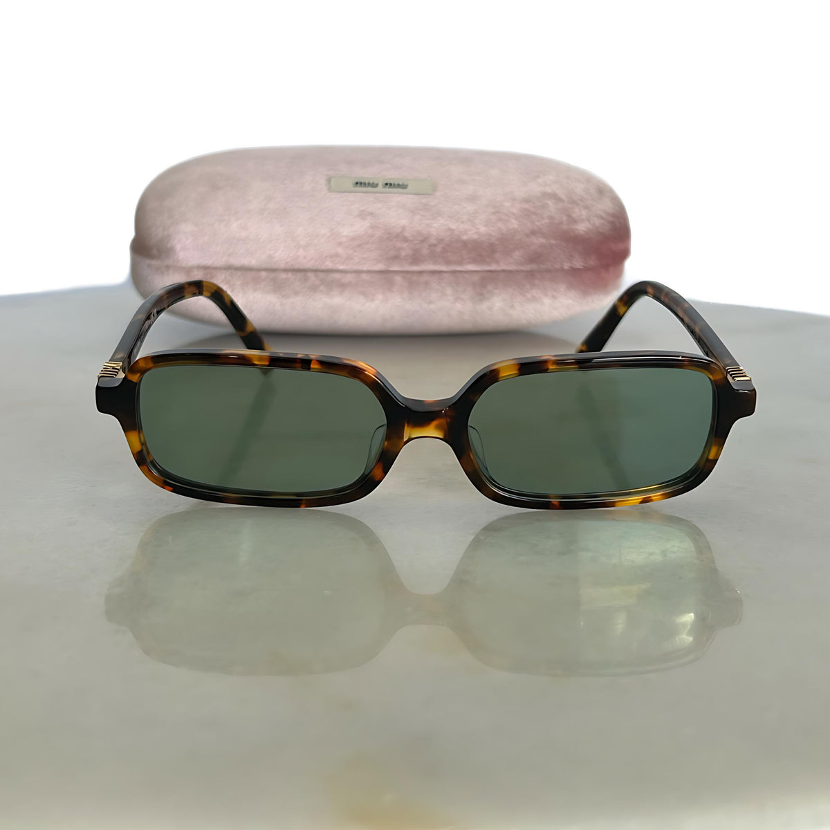 MIU MIU - Rectangle Frame Sunglasses