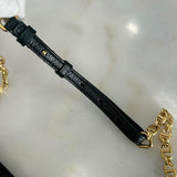 DIOR - Caro Pouch Chain Bag - Black Cannage Leather