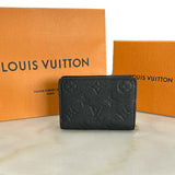 LOUIS VUITTON - Cléa Wallet Black Monogram Empreinte Leather