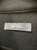 JAC + JACK - Black Felt Wool Zip Up Jacket Sz S