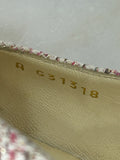 CHANEL - Tweed & Pink Patent Slingbacks Sz 39C