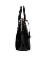 PRADA - Vernis Saffiano Dome Bag in Black