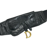 DIOR - Leather Saddle Belt Bag