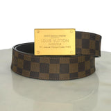 LOUIS VUITTON - Reversible Damier Inventeur Belt 110