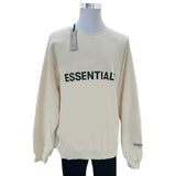 FEAR OF GOD ESSENTIALS - 
Logo 'Buttercream' Sweater Sz L