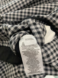 TIBI - Gingham-Check Drill Cropped Jacket Sz L