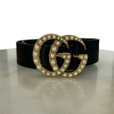 GUCCI - GG Marmont Pearl Belt 70