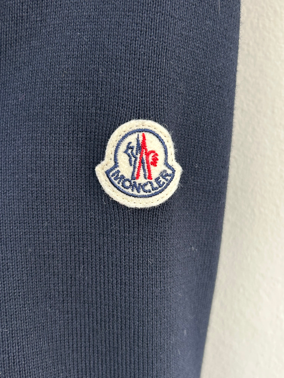 MONCLER - Maglia Tricot Hooded Navy Cardigan Sz XL