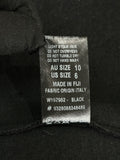 SCANLAN THEODORE - Black Wool Coat Sz 10