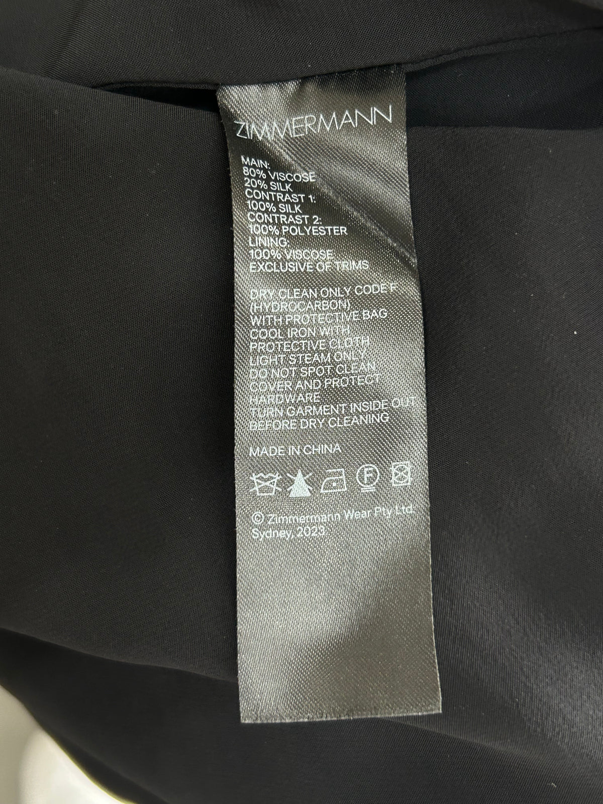 ZIMMERMANN - Matchmaker Diamanté Slip Dress Sz 0 / Suit AUS 8-10