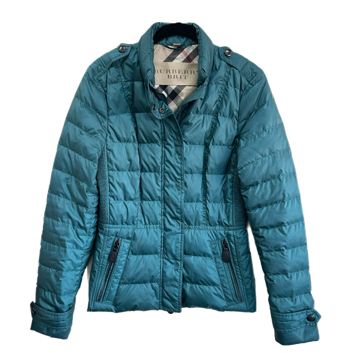 BURBERRY BRIT - Quilted Down Puffer Jacket Sz S