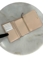 CHLOÉ - NWT Leather Compact Wallet in Blush /Nude