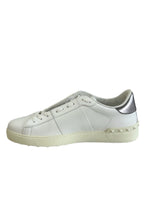 VALENTINO - VLTN Open White Leather Sneakers Men’s Sz 42