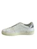 VALENTINO - VLTN Open White Leather Sneakers Men’s Sz 42