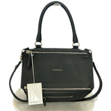 GIVENCHY - Pandora Black Leather Medium Bag
