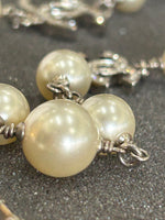 CHANEL - CC Diamanté & Pearl Long Necklace