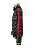GUCCI - Monogram Side-Stripe Jacket Sz XL