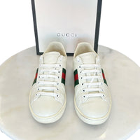 GUCCI - Ace Sneaker with Bee Embroidery Sz 34.5