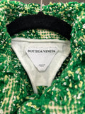 BOTTEGA VENETA - Abstract Chenille Boucle Green Jacket Sz 44