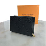 LOUIS VUITTON - Cléa Wallet Black Monogram Empreinte Leather