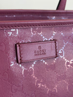 GUCCI - GG Imprime Pink Tote Bag
