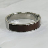 HERMÈS - Clic H Bracelet Moka PM